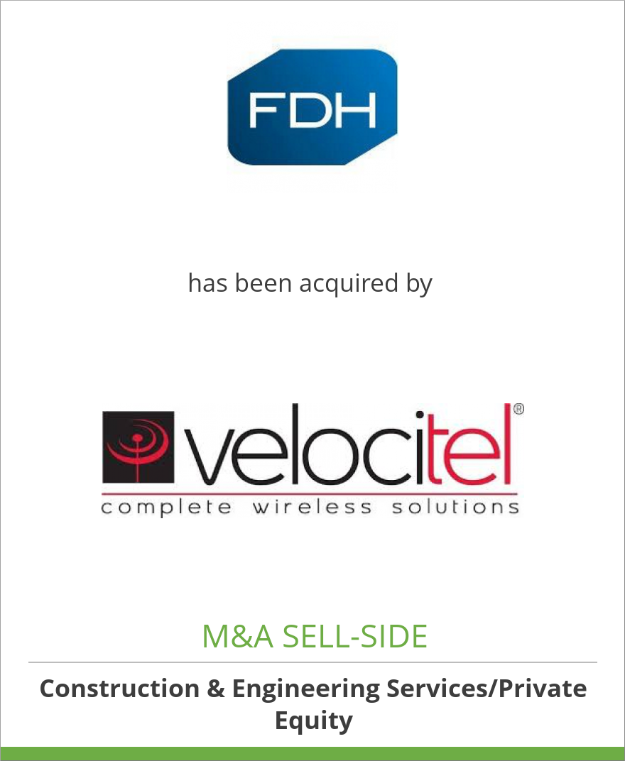 FDH has been acquired by Velocitel