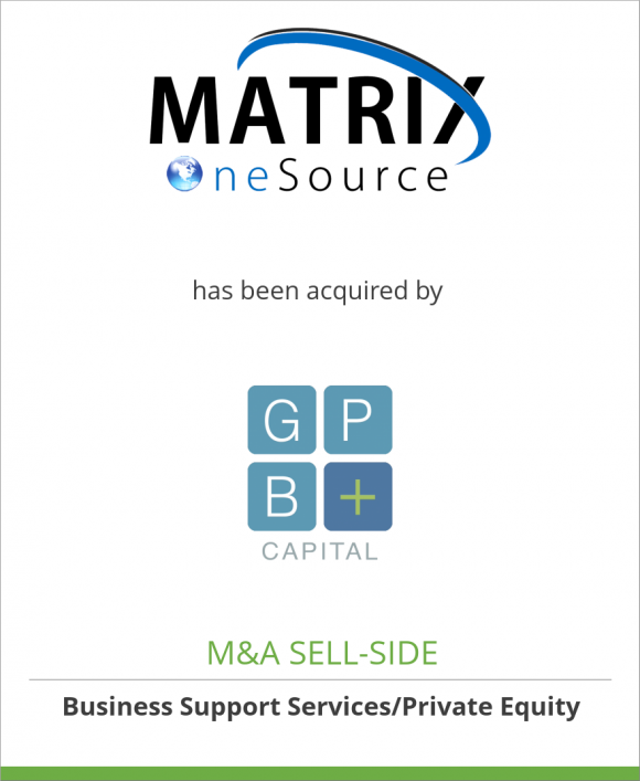 MatrixOneSource has been acquired by GPB PEO Holdings, LLC