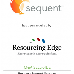 Sequent Inc. has been acquired by Resourcing Edge, LLC