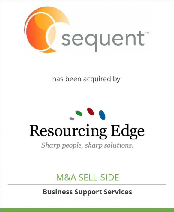 Sequent Inc. has been acquired by Resourcing Edge, LLC