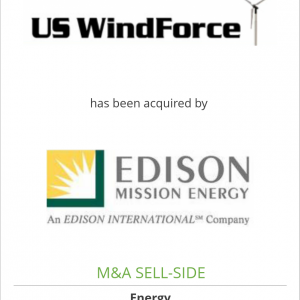US WindForce, LLC has been acquired by Edison Mission Group
