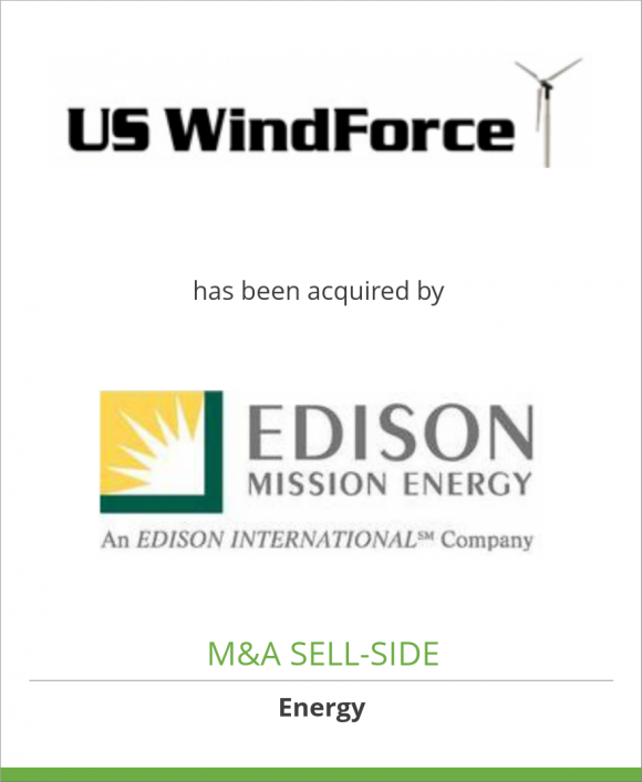 US WindForce, LLC has been acquired by Edison Mission Group
