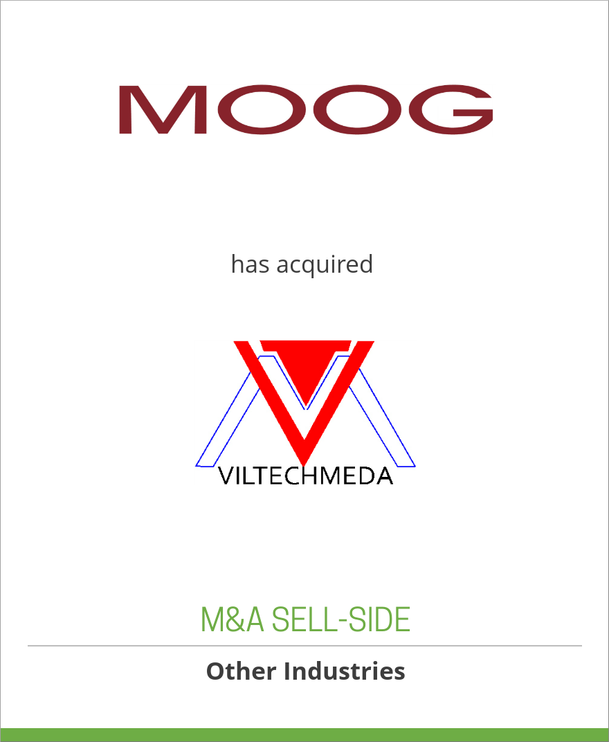 Viltechmeda has been acquired by Moog Inc.