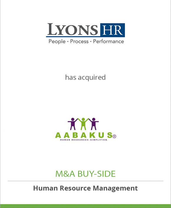 Lyons HR has acquired Aabakus, Inc.