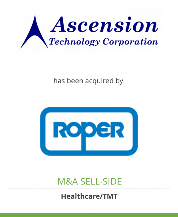 Ascension Technology Corporation has been acquired by Roper Industries