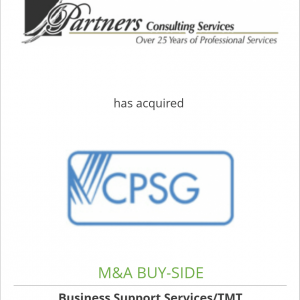 Partners Consulting Services has acquired CPSG