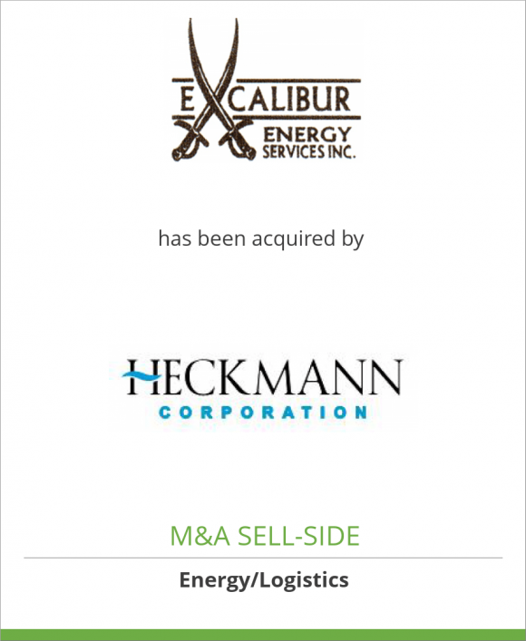 Excalibur Energy Services LLC has been acquired by Heckmann Water Resources, Inc.