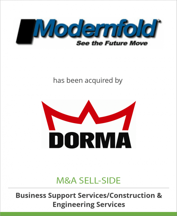 Modernfold, Inc. has been acquired by DORMA Group, North America