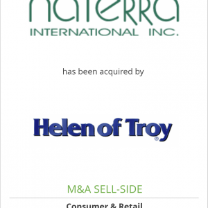 Naterra International, Inc. has been acquired by Helen of Troy Limited