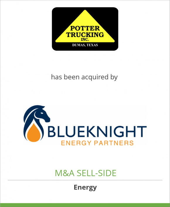 Potter Trucking, Inc. has been acquired by Blueknight Energy Partners, LP