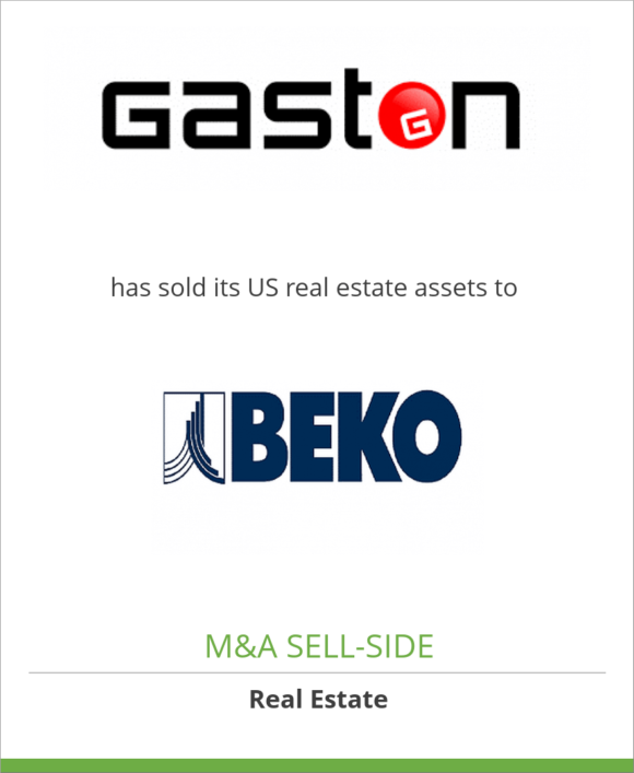 Gaston J. Glock style LP has sold its US real estate assets to BEKO Technologies GmbH