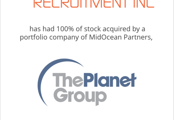 I.T. Works Recruitment Inc. has had 100% of stock acquired by a portfolio company of MidOcean Partners, The Planet Group