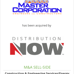 Master Corporation has been acquired by DistributionNOW